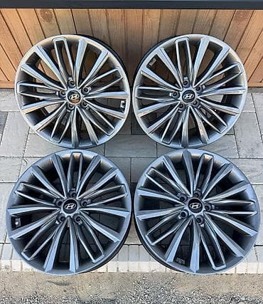 Диски: Литые Диски R 19 Hyundai, Комплект, отверстий - 5, Б/у — 1
