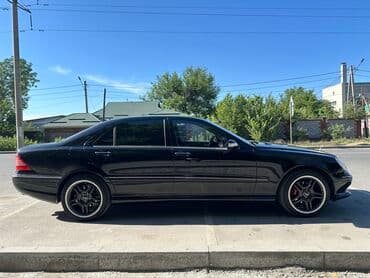 крутые машины: Mercedes-Benz S-Class: 2002 г., 5 л, Автомат, Бензиновая, Седан — 3