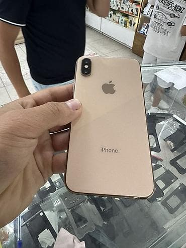 hitman 2: IPhone Xs, Б/у, 256 ГБ, Золотой, Защитное стекло, Чехол, 86 % — 6