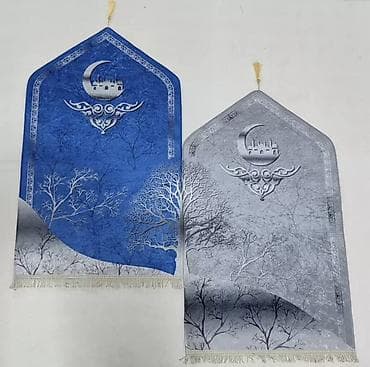 Детские ковры и коврики: Жайнамаз, Дорожный/складной, цвет - Серый — 4