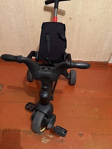 велоколяска цена: Детский трехколесный велосипед-каталка с родительской ручкой - — 2