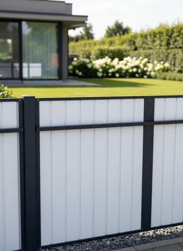 перфорированная панель: Металлический забор, Неоцинкованный профнастил, Односторонний — 1