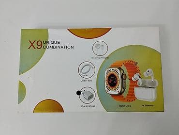 блок питаня: Набор X9 Unique Combination: смарт‑часы + беспроводные наушники + — 3