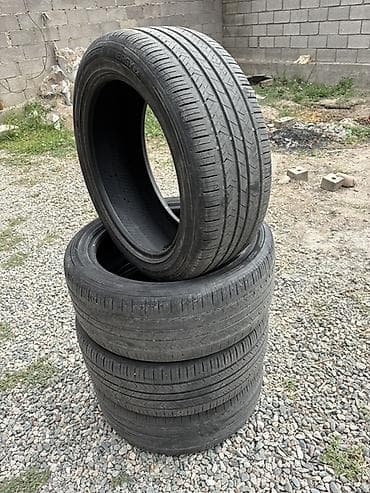 Шины 235 / 45 / R 18, Лето, Б/у, Комплект, Легковые, Корея, Hankook