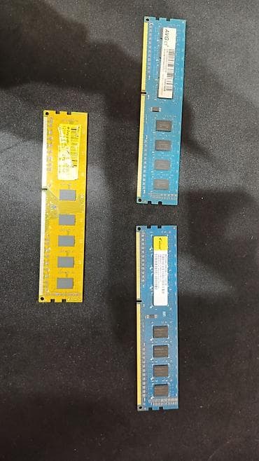 hard disc: Оперативная память, Б/у, 4 ГБ, DDR3, 1600 МГц, Для ПК — 2