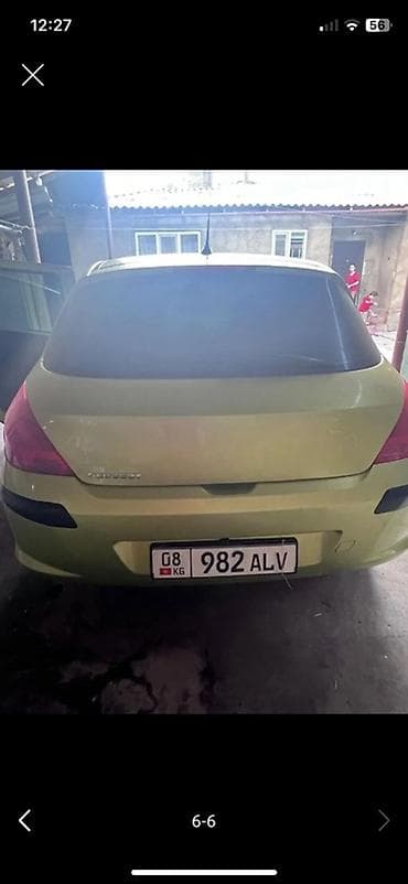 электро авто бишкек: Peugeot 308: 2009 г., 1.5 л, Автомат, Бензин, Хетчбек — 6
