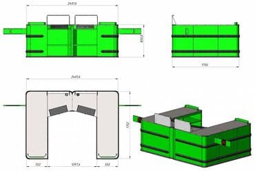 кассовые столы для магазина: Кассовый бокс АПАРТ ОСТРОВ КЛАССИК (CLASSIC) Три варианта длины на — 3