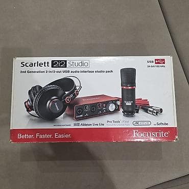 Студийный комплект Focusrite Scarlett 2i2 Studio (2nd Gen) Продаю