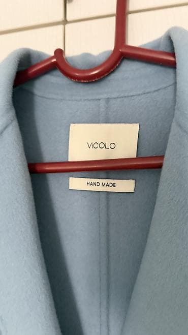 casio a168: Пальто, Классика, Осень-весна, Овечья шерсть, Короткая модель, L — 2