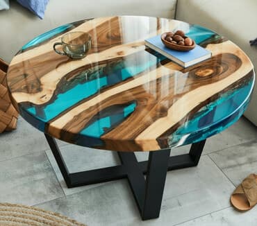 ручная работа стол: Столы из массива дерева с эпоксидной смолой - Авторские столешницы — 2