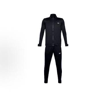 Личные вещи: Мужской спортивный костюм Under Armour (куртка + брюки), черный — 1