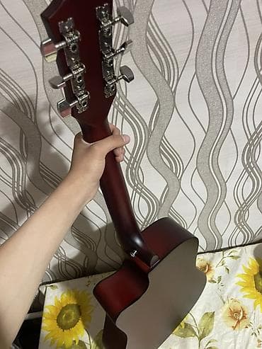 балык кармагыч: Акустическая гитара 6-струнная, форма корпуса дредноут с вырезом — 2