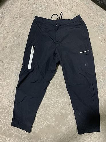 болоневые штаны: Продается спортивные брюки карго, черные,размер M в хорошем состоянии — 1