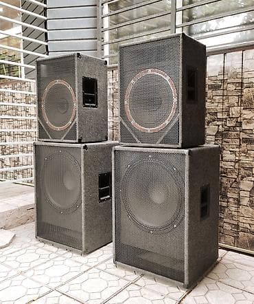 колонки s70: КОЛОНКИ - НОВЫЕ !!! МОЩНЫЕ 1.200 W Нч 18" Сч 12"+ Вч 2" цена — 2