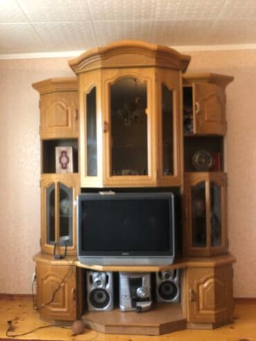 Гарнитур для зала, Б/у, Комод, МДФ