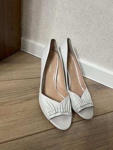 Айымдардын бут кийими: Туфли, 40, Жаңы, түсү - Ак — 5
