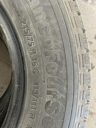 континенталь: Шины 215 / 75 / R 16, Лето, Б/у, Пара, Легкий коммерческий транспорт (C/LT), Continental — 4