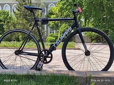 Велосипеддер: Шаардык велосипед, Tsunami, Велосипед алкагы L (172 - 185 см), Колдонулган — 1