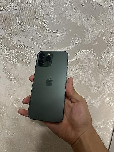 iphone 13: IPhone 13 Pro Max, Б/у, 256 ГБ, Зеленый, 77 % — 2