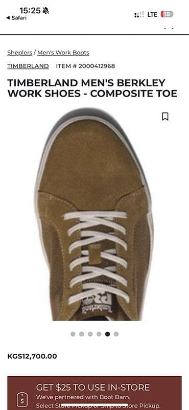 коричневые туфли: Timberland PRO Berkley — мужские рабочие кеды с композитным носком — 4