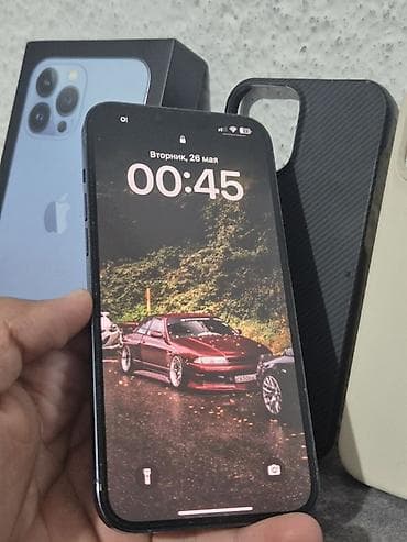 iphone 16 pro maks: IPhone 13 Pro, Sierra Blue, Коробка — 3