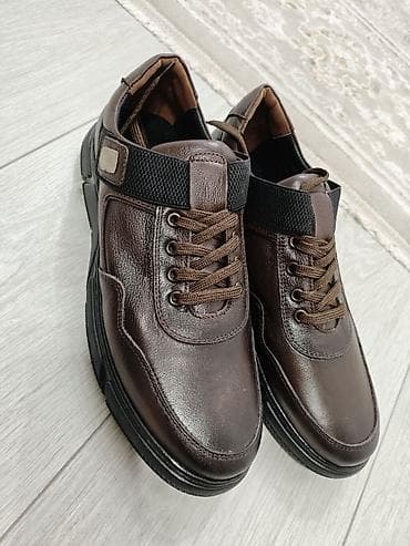 полу ботинка: Цена 0с размер 43 Кожаные кеды/полуботинки производство — 3