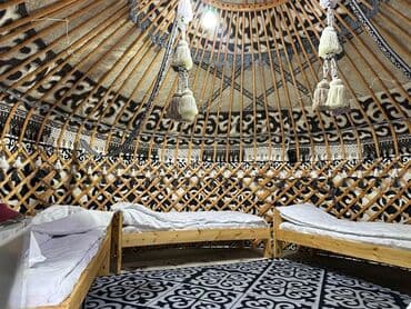 барачные дома: Юрта, Бостери ЦО Кыргызское взморье, Бостери, Барбекю — 1