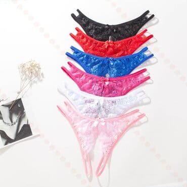 женские турси: Трусики, С кружевом, Гипюр, Китай — 3
