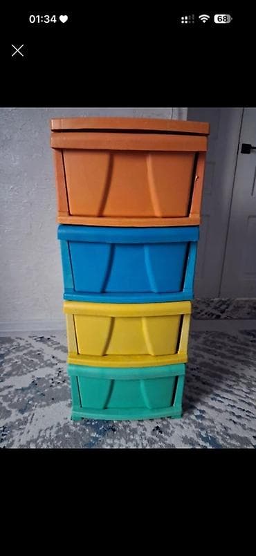 Детские электрокары: Детский комод, Без пеленального столика, Пластик — 1