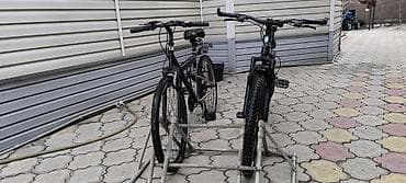 124 w124: Горные велосипеды, 26" цена за два вело16000сом. черный — 3