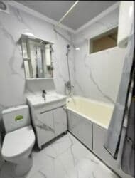 дома в расрочку: 3 бөлмө, 56 кв. м, Хрущевка, 1 кабат, Косметикалык ремонт — 6