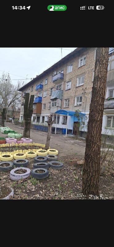 пол дом бишкеке: 3 бөлмө, 56 кв. м, 104-серия, 2 кабат, Дизайнердик ремонт — 3