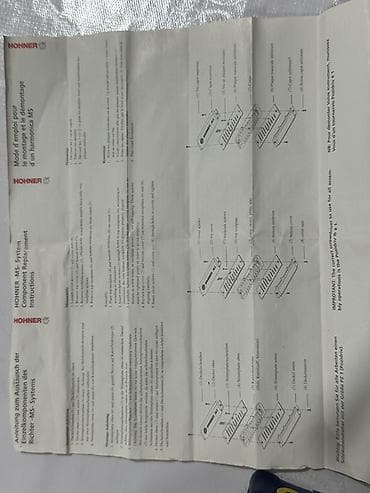 лазеры музыкальные: Губная гармоника Hohner Blues Harp MS - Диапазон: диатоническая, 10 — 4