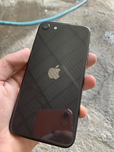 apple iphone se: IPhone SE 2020, Б/у, 64 ГБ, Черный, Коробка, 77 % — 1