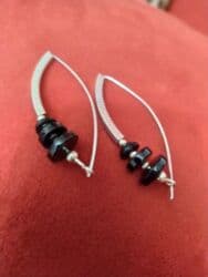 Атайын кийим: Күмүш сөйкөлөр, Үлгүсү 925, Агат, Аялдарга, Жаңы — 25