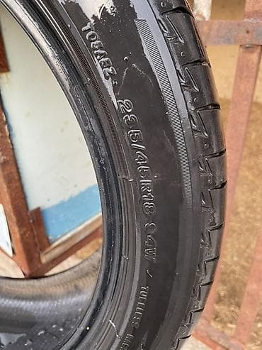 tayota vitz: Шины 225 / 45 / R 18, Лето, Б/у, Комплект, Легковые, Таиланд, Bridgestone — 4