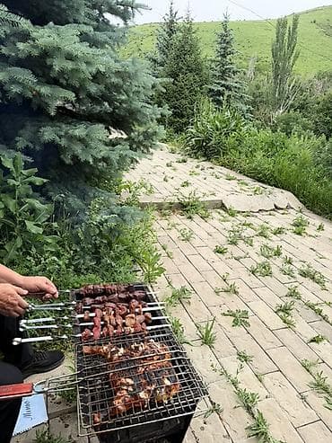 ак орго дома: 50 м², 2 бөлмө, Балкон айнектелген — 2