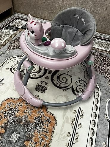 Детские ходунки: Детские ходунки Babywalker, розовые - Тип: классические ходунки с — 2