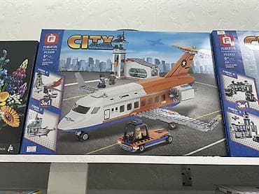 lego city: Конструктор CITY «Аэропорт/Самолёт» 3-в-1 - Бренд: F (Famous — 1