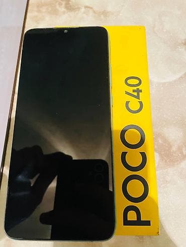 Poco C40, Б/у, 64 ГБ, цвет - Зеленый, 2 SIM