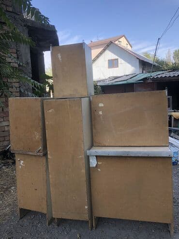 старинная кухонная мебель: Кухонный гарнитур, Б/у, цвет - Белый, Дерево, Самовывоз, Бесплатная доставка, Платная доставка — 6