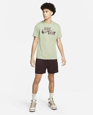 шорты nike: Мужская футболка, M, Nike, Новый, цвет - Зеленый, Самовывоз, Платная доставка — 3