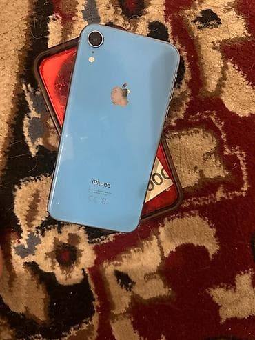 xr ош: IPhone Xr, 64 ГБ, Голубой, Чехол, 79 % — 2