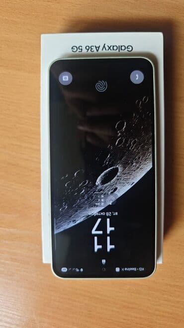 телефон а41: Samsung Galaxy A36, Б/у, 128 ГБ, цвет - Зеленый, 2 SIM — 2