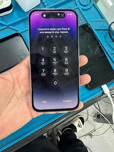 14 pro max: IPhone 14 Pro, Б/у, 128 ГБ, Deep Purple, Чехол — 3