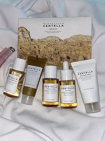 свекольный сок: Набор для ухода за кожей SKIN1004 Madagascar Centella Travel Kit — 1