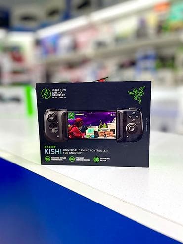 Razer Kishi - игровой мобильный контроллер для устройств на платформах at lalafo.kg Razer Kishi - игровой мобильный контроллер для устройств на платформах