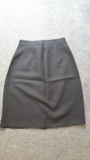 офисная юбка: Юбка(супер) черная классика офисный вариант,на стройную,талия — 1