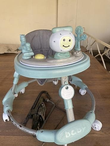 подгузники трусики: Детские ходунки bcby, мятный цвет - Конструкция на 6 поворотных — 1