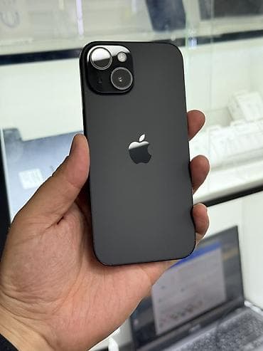 dj controller: IPhone 15, Б/у, 128 ГБ, Черный, Защитное стекло, Чехол, 88 % — 1